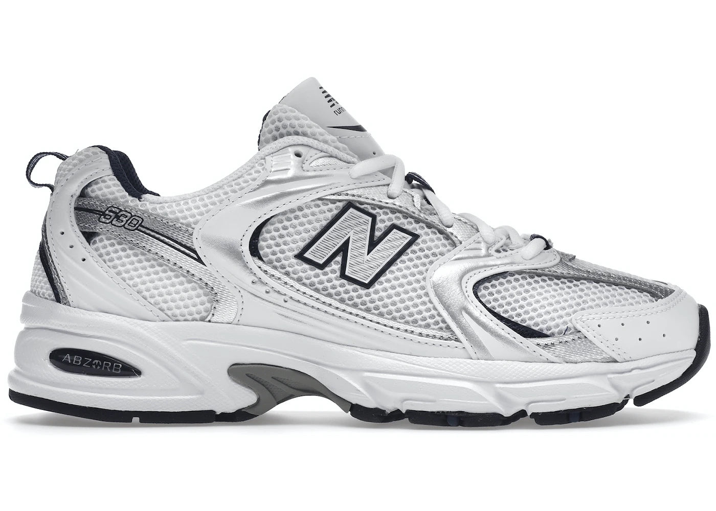 New Balance 530 White Silver Navy - Luxe Premium Brazil