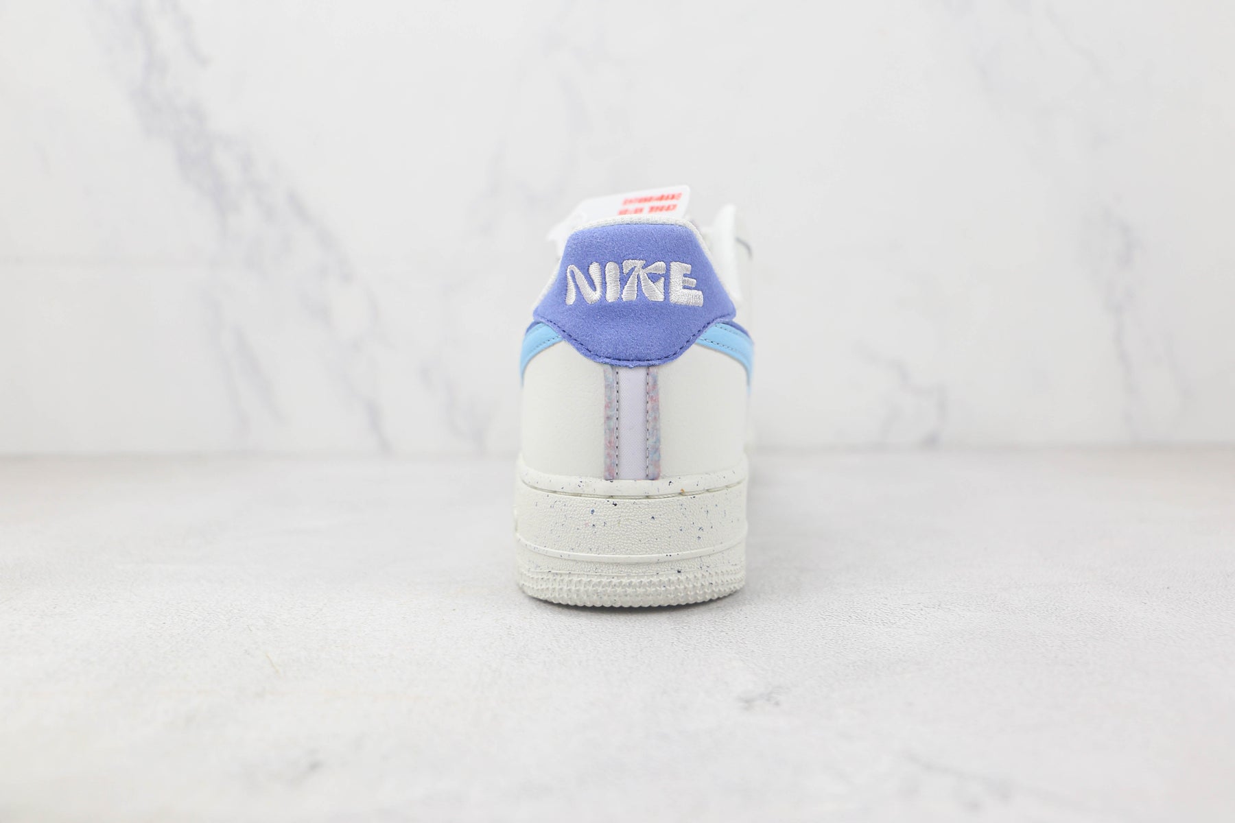 Nike Air Force 1 82 Double Swoosh White Médium Blue My Store