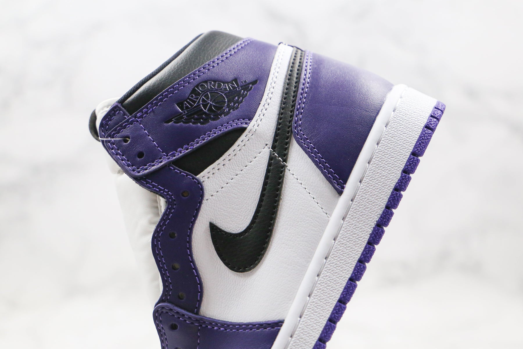 Jordan 1 Retro High Court Purple White Luxe Premium Brazil