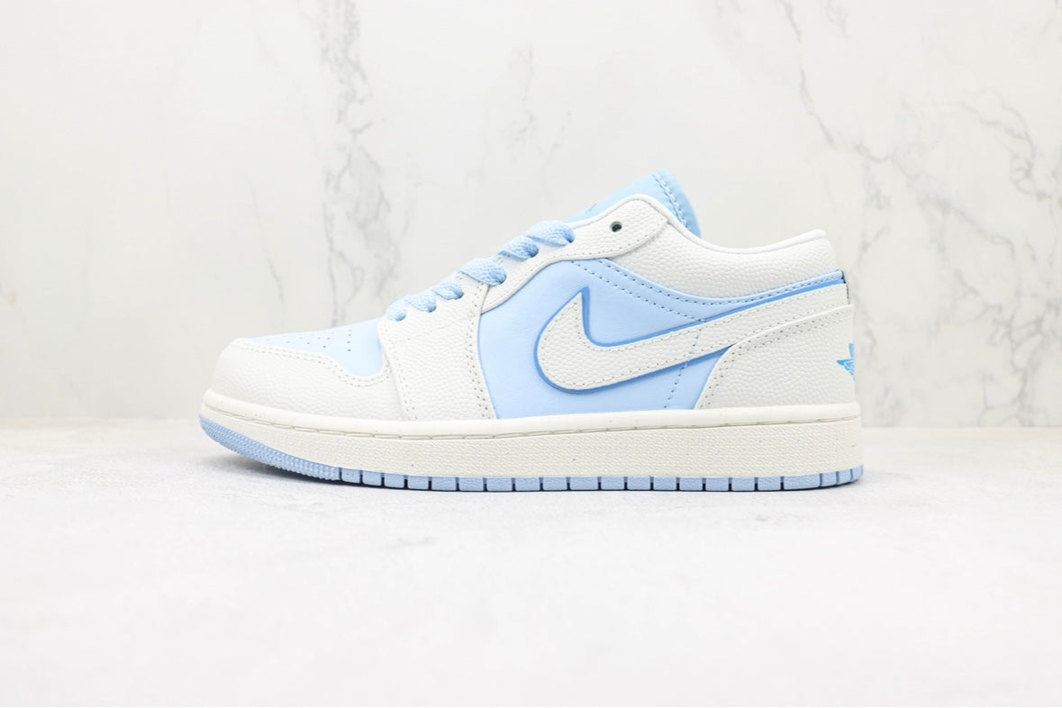 Jordan 1 Low Reverse Ice Blue Luxe Premium Brazil