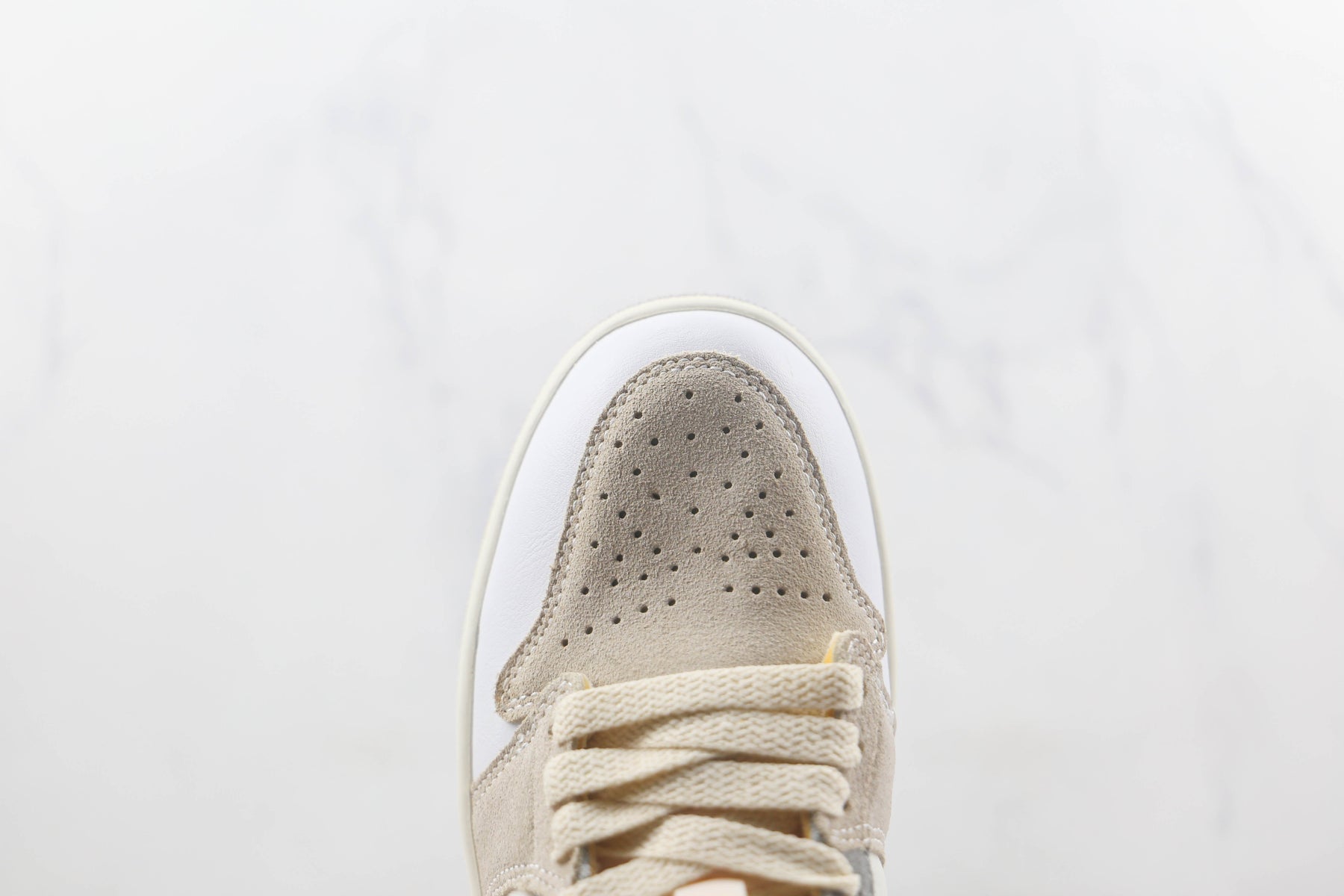 Jordan 1 Mid Craft Inside Out White Grey - Luxe Premium Brazil