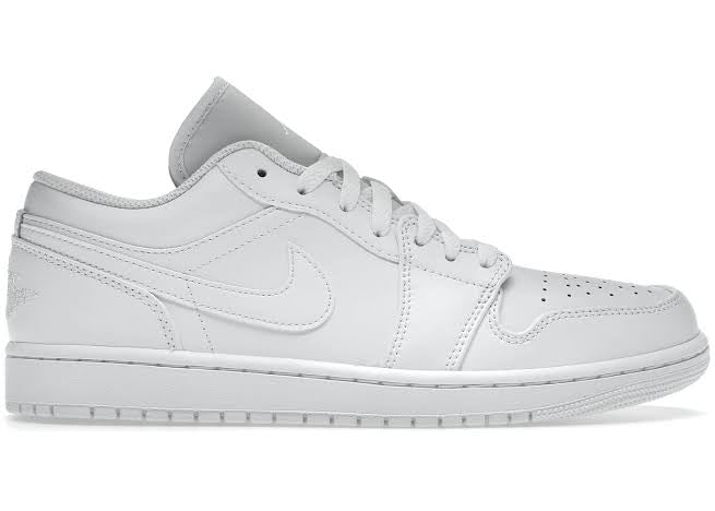 Jordan 1 Low Triple White Luxe Premium Brazil
