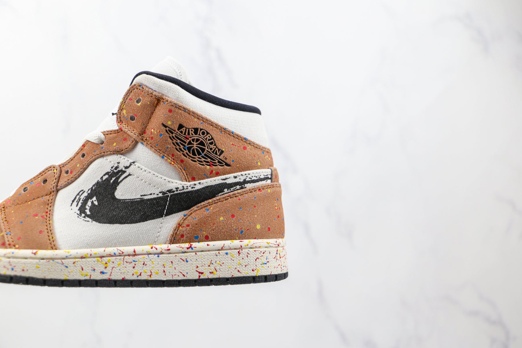 Jordan 1 Mid SE Brushstroke - Luxe Premium Brazil
