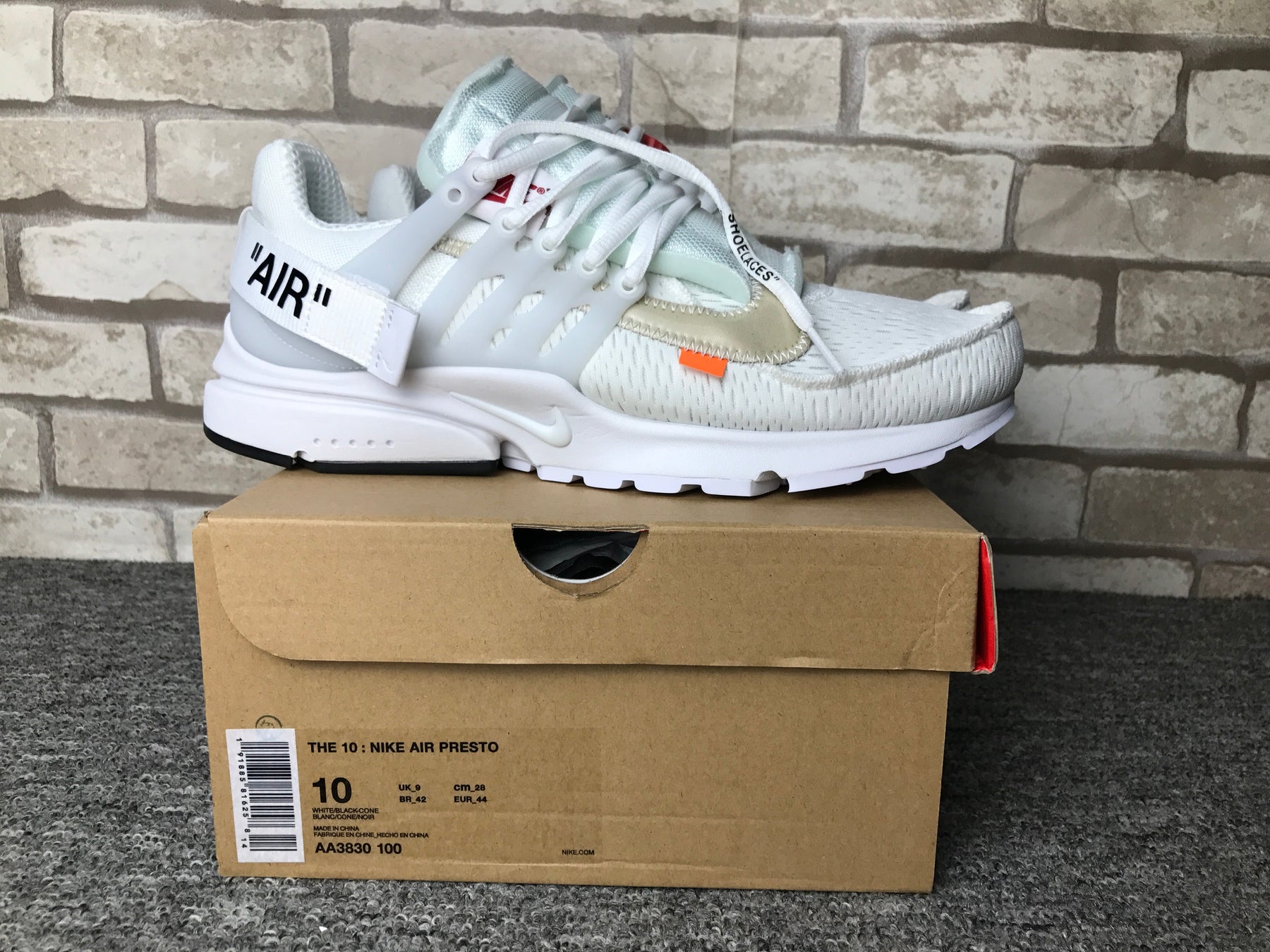 Nike Air Presto Off-White White (2018) - Luxe Premium Brazil