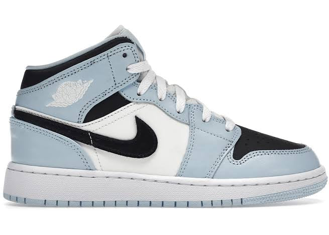 Jordan 1 Mid Ice Blue (2022) - Luxe Premium Brazil