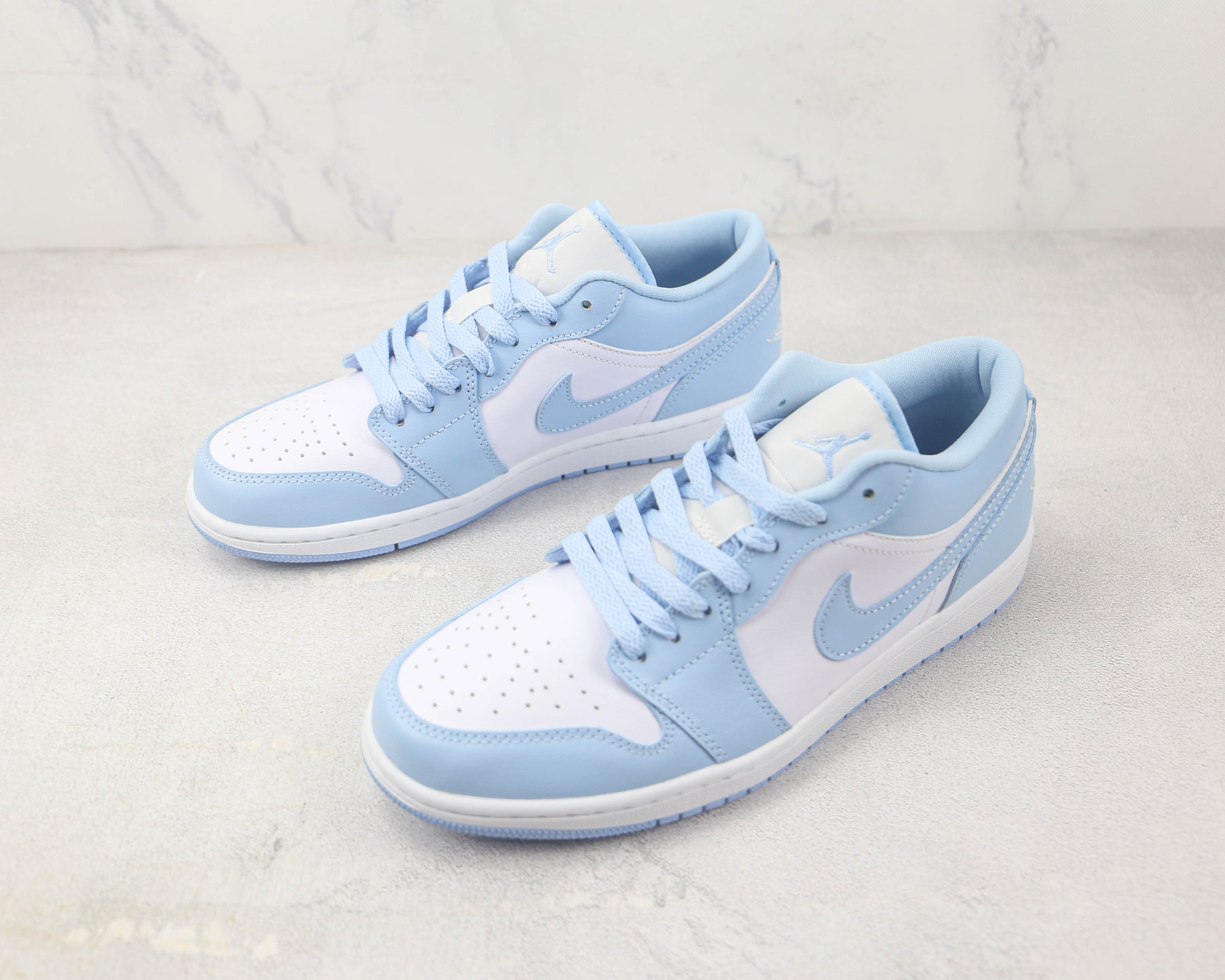 Jordan 1 Low Ice Blue Luxe Premium Brazil