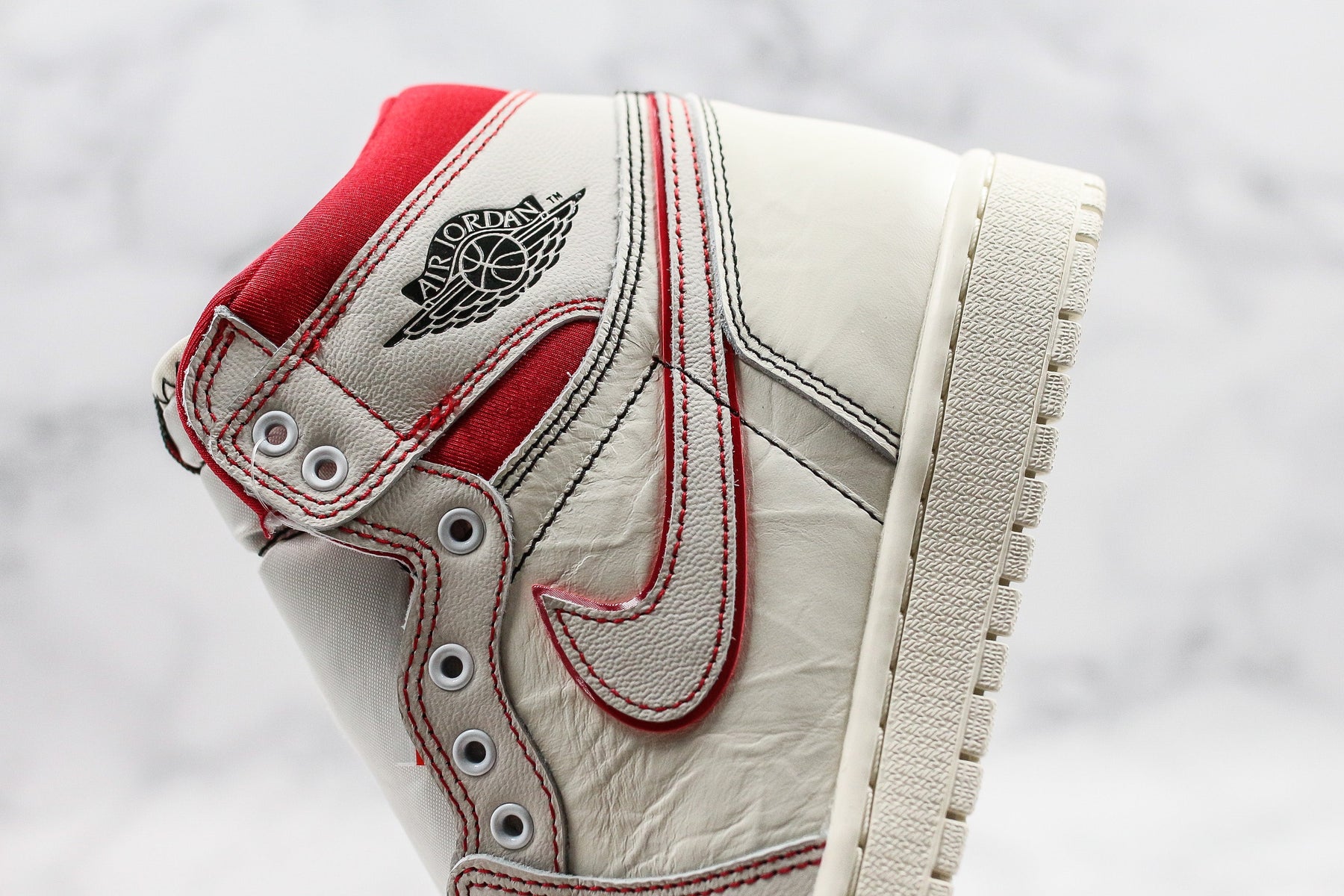 Jordan 1 Retro High Phantom Gym Red - Luxe Premium Brazil