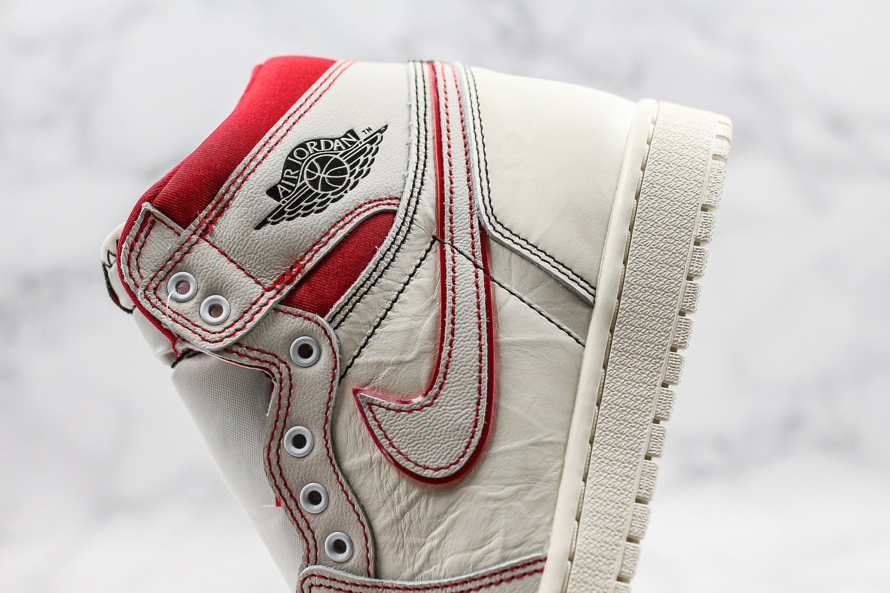 Jordan 1 Retro High Phantom Gym Red Luxe Premium Brazil