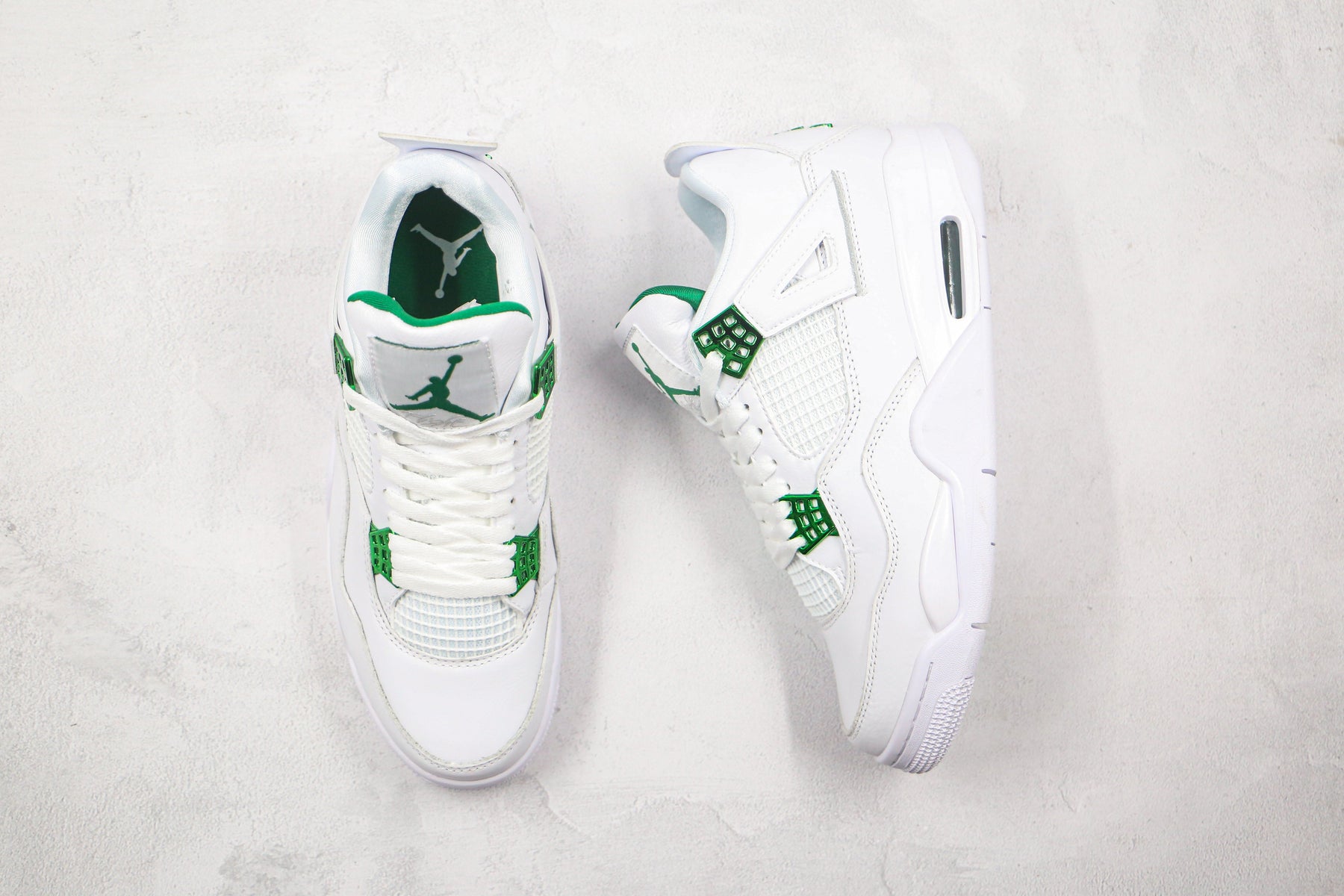 Jordan 4 Retro Metallic Green - Luxe Premium Brazil