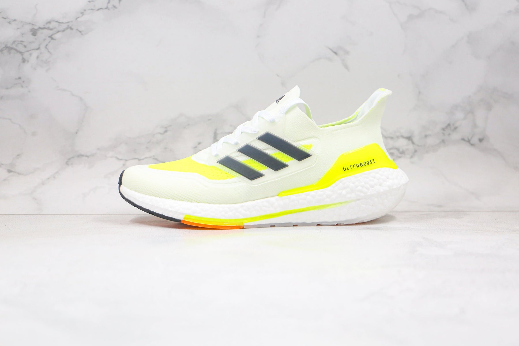 Adidas Ultraboost 21 Solar Yellow White - Luxe Premium Brazil