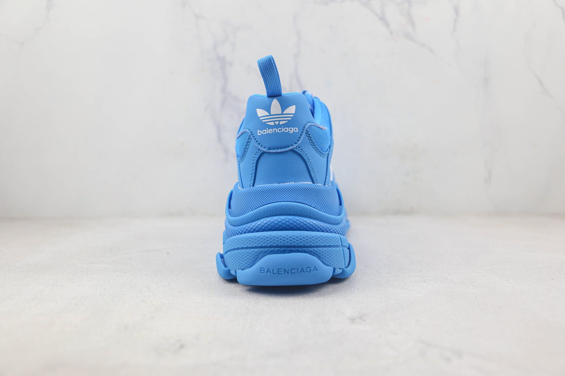 Balenciaga X Adidas Triple S Blue White - Luxe Premium Brazil
