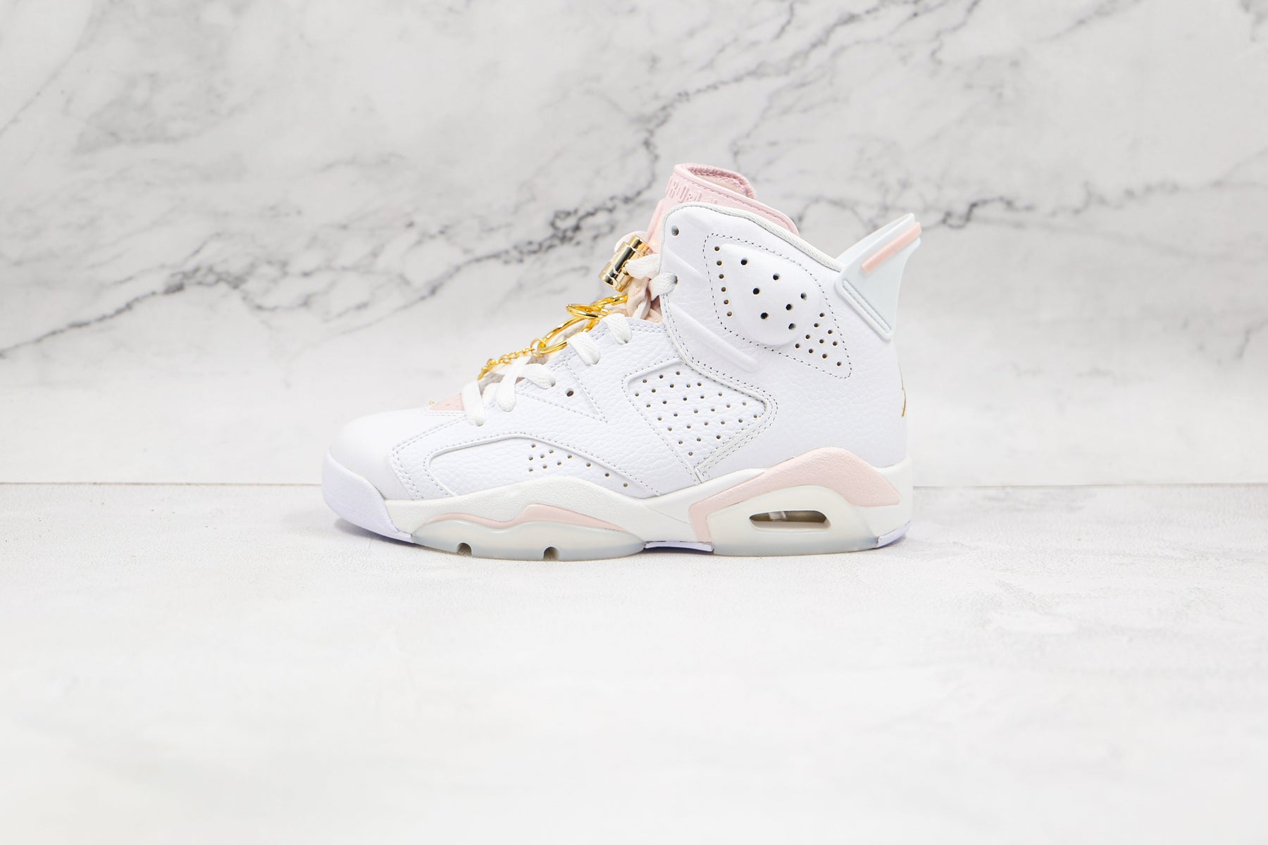 Jordan 6 Retro Gold Hoops - Luxe Premium Brazil