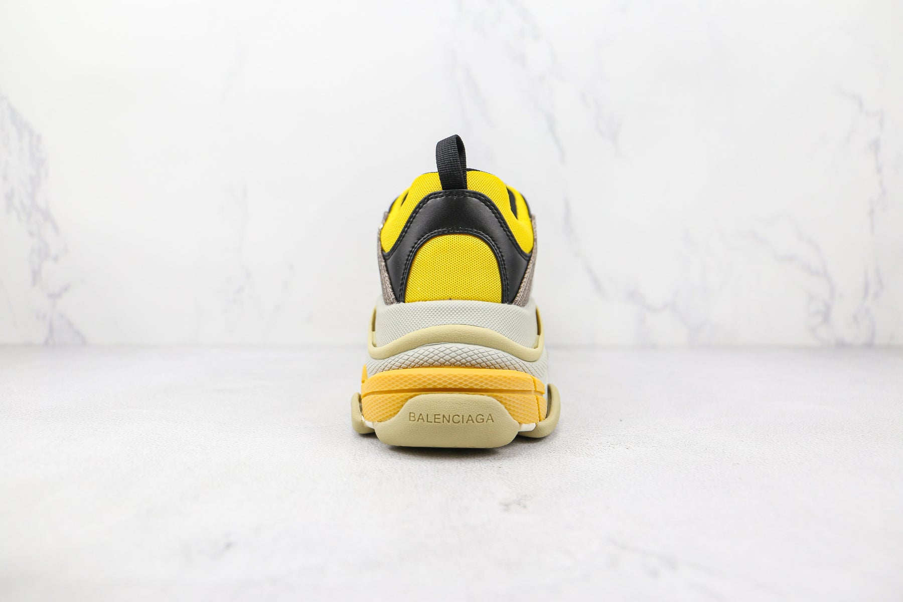 Gucci X Balenciaga The Hacker Project Triple S Beige Green Yellow - Luxe Premium Brazil