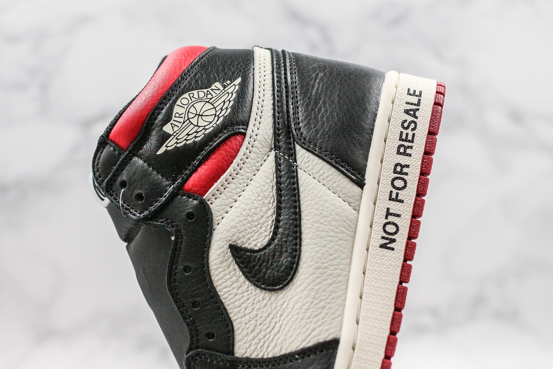 Jordan 1 Retro High "Not for Resale" Varsity Red Luxe Premium Brazil