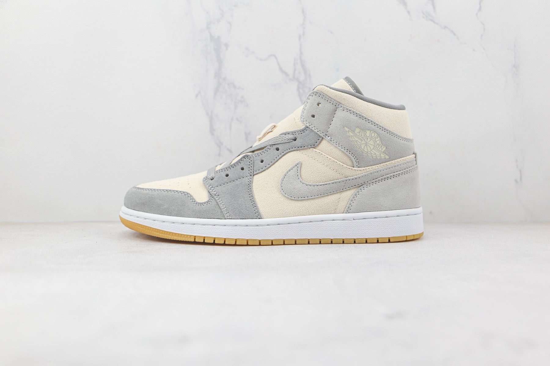 Jordan 1 Mid SE Coconut Milk Particle Grey - Luxe Premium Brazil