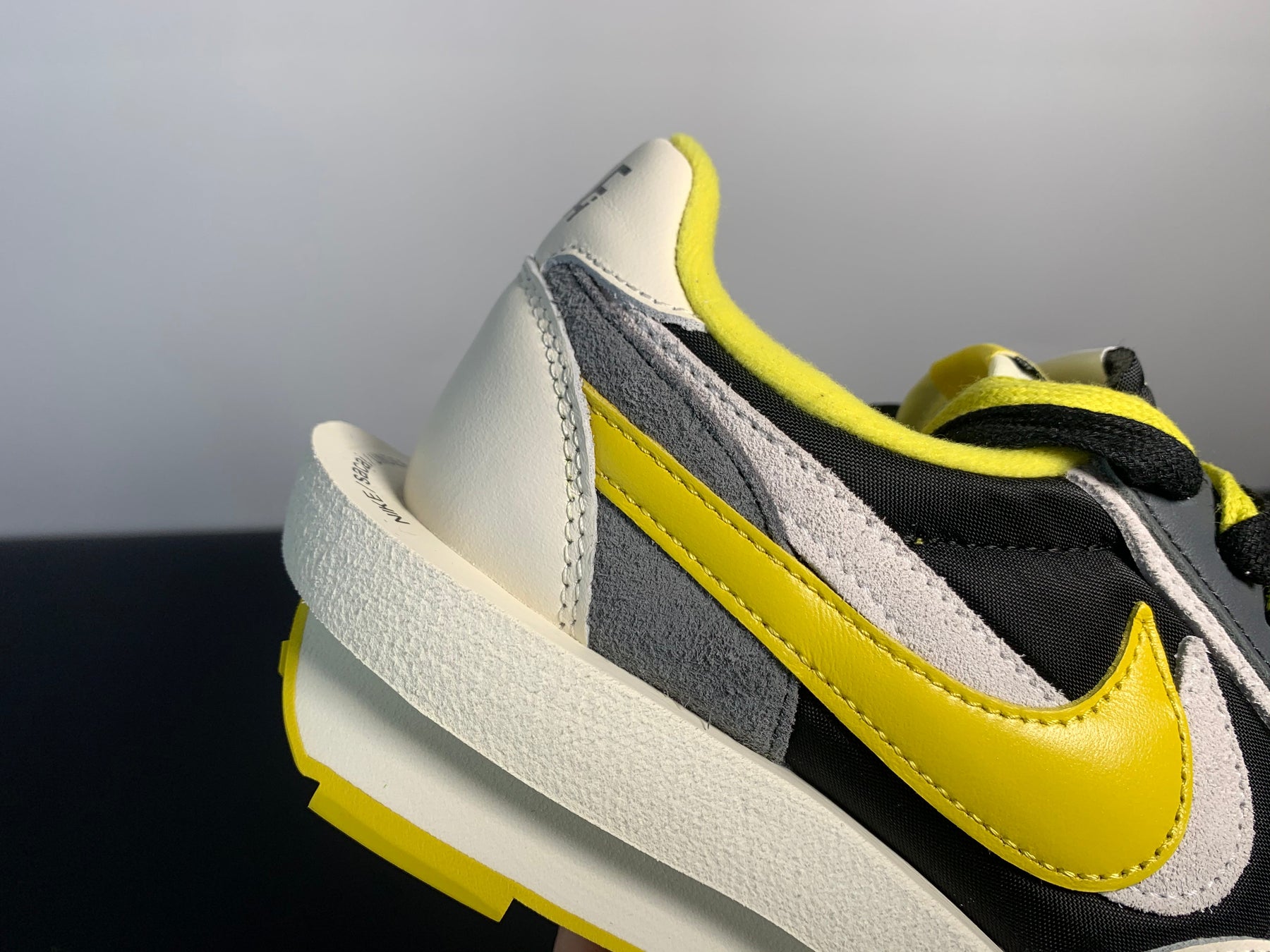 Nike LD Waffle sacai Undercover Black Bright Citron Luxe Premium Brazil