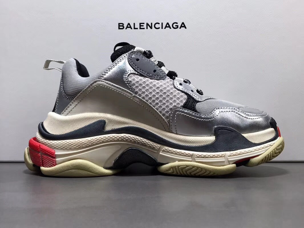Balenciaga Triple S Silver Black 2019 - Luxe Premium Brazil