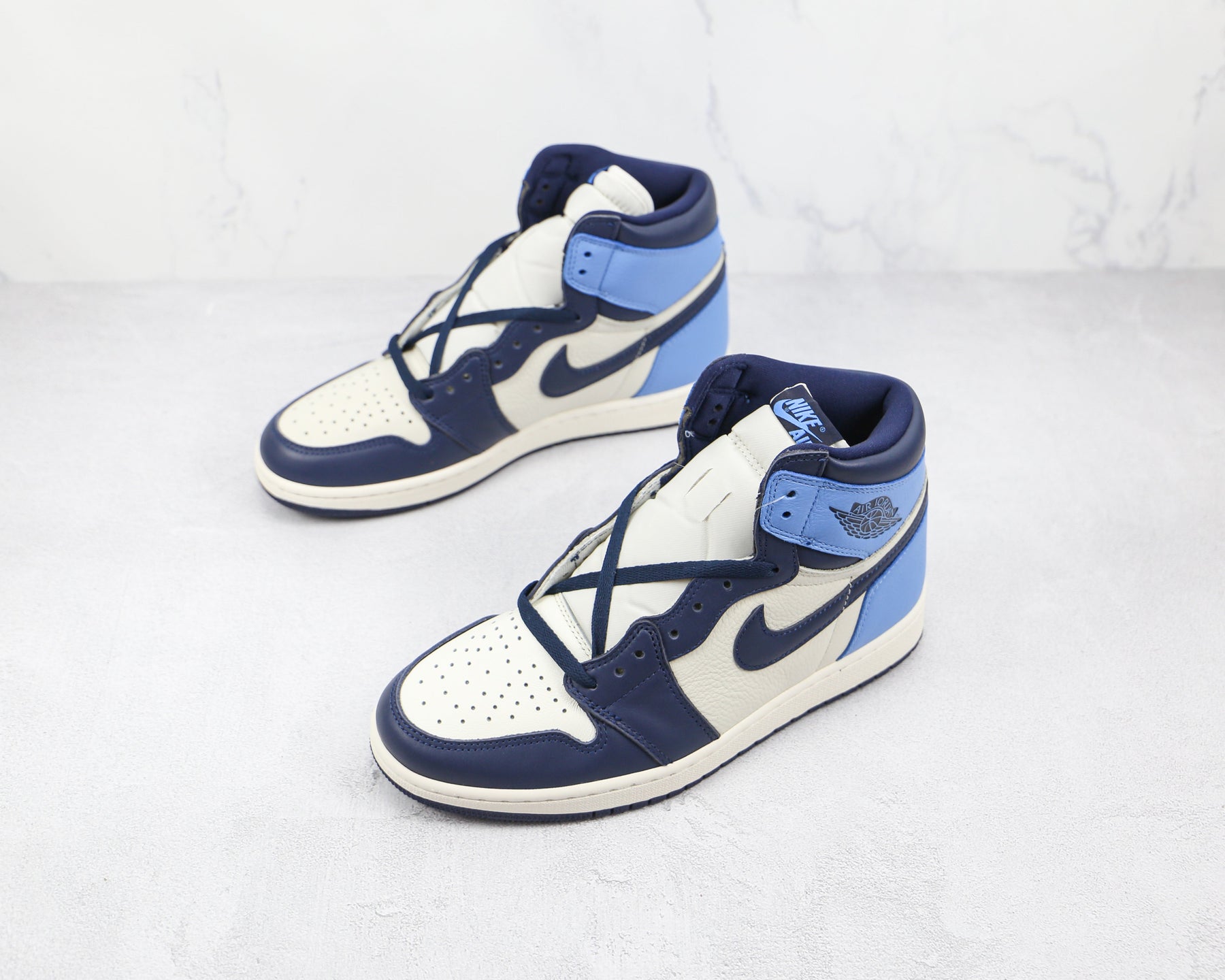 Jordan 1 Retro High Obsidian UNC Luxe Premium Brazil