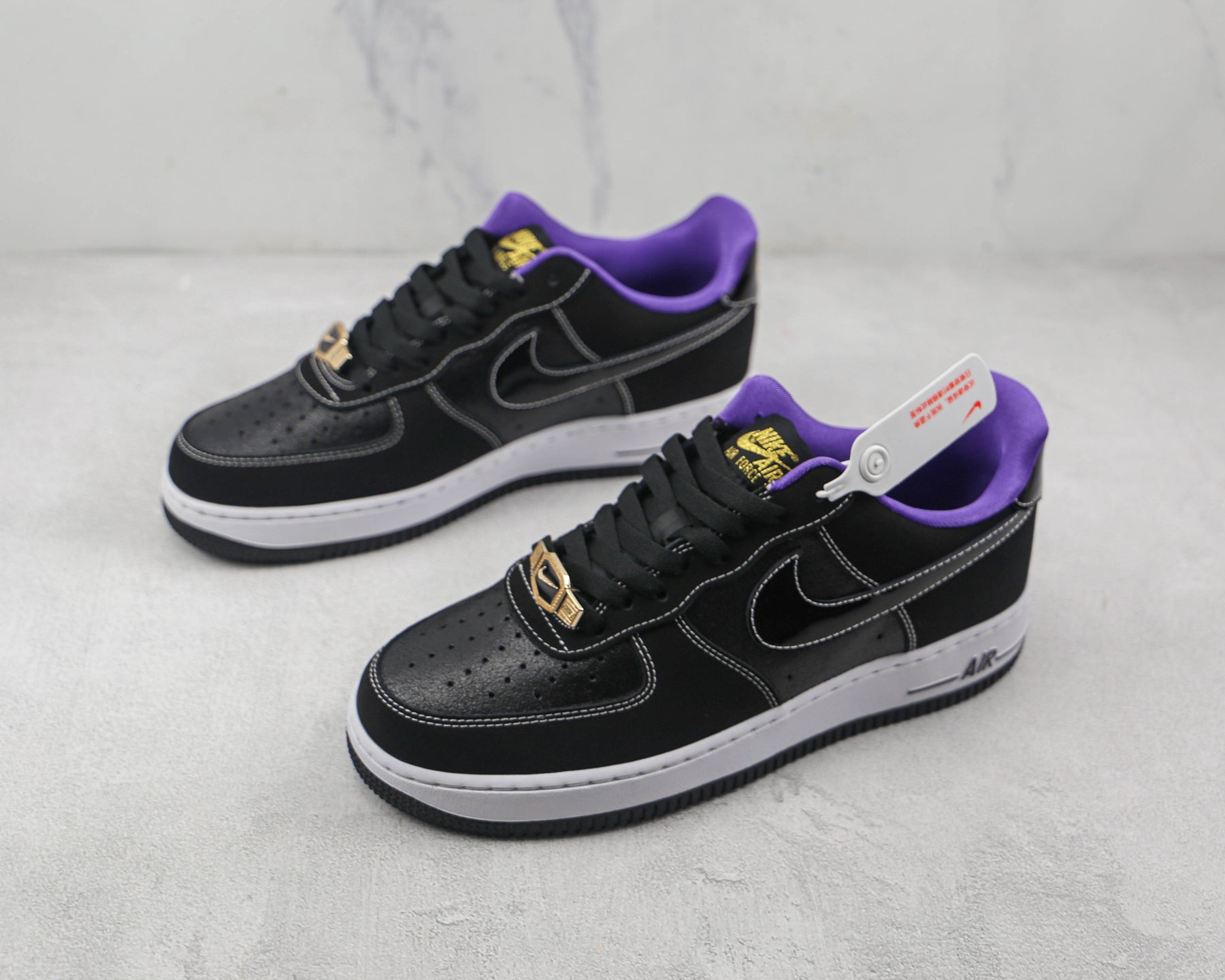 Nike Air Force 1 Low LV8 World Champ Black Purple My Store