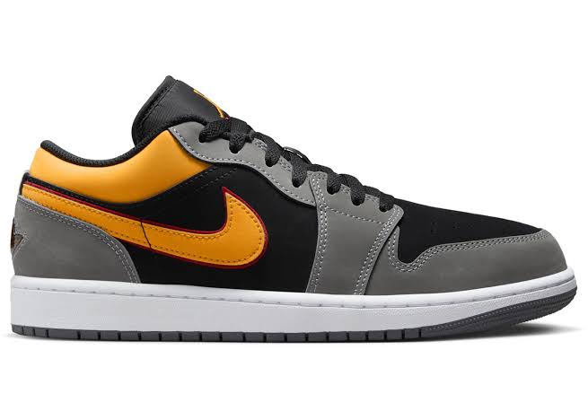 Jordan 1 Low Graphite Vivid Orange Luxe Premium Brazil