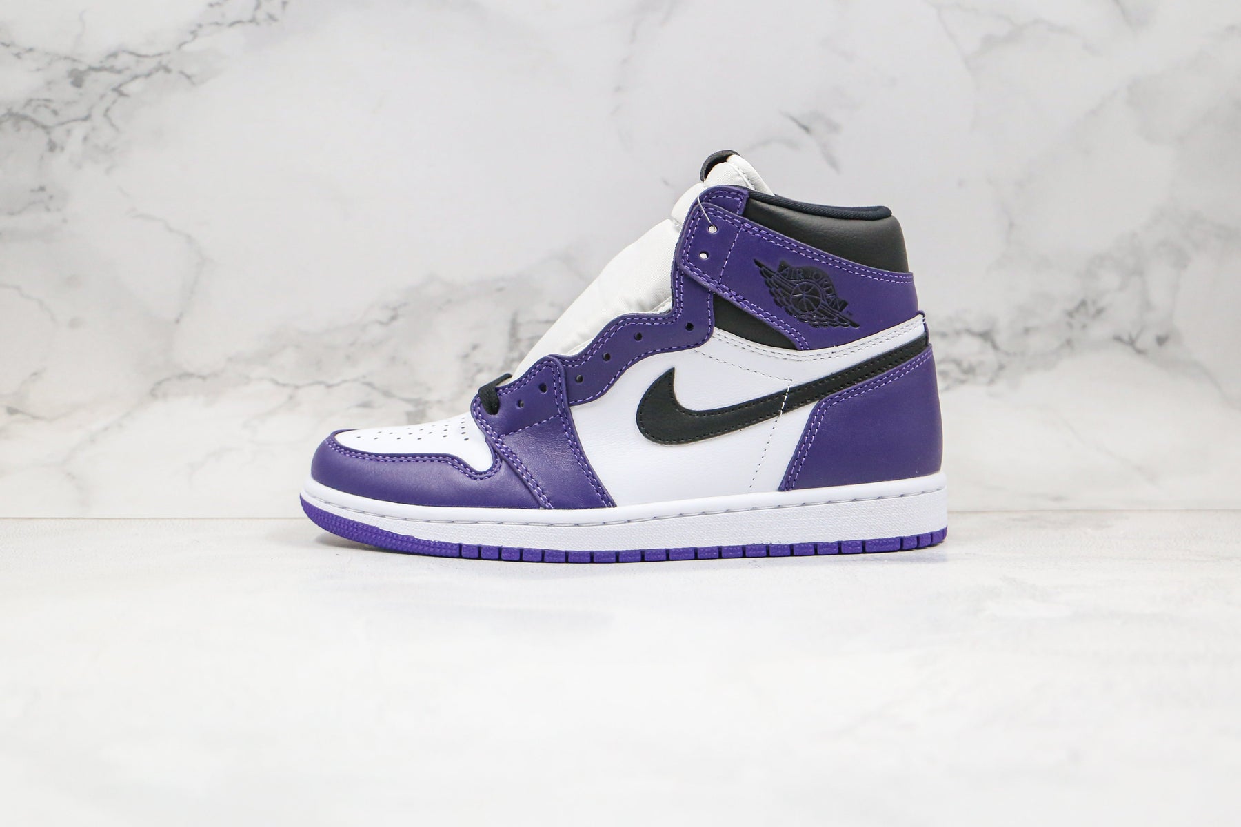 Jordan 1 Retro High Court Purple White Luxe Premium Brazil