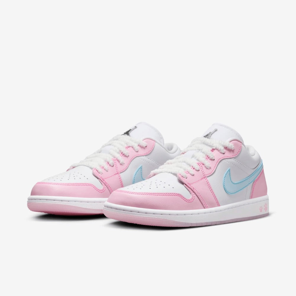 Jordan 1 Low SE Paw Print Pink Foam Luxe Premium Brazil