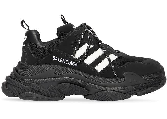 Balenciaga X Adidas Black White - Luxe Premium Brazil