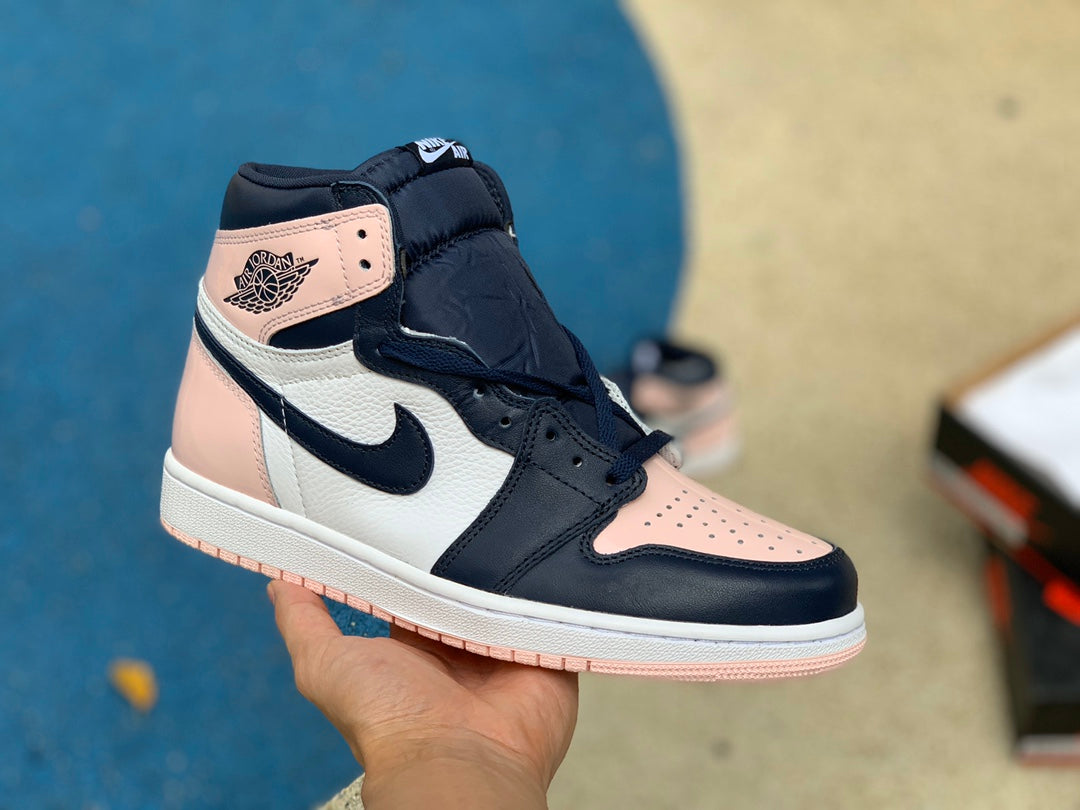 Jordan 1 Retro High Atmosphere Bubble Gum Luxe Premium Brazil