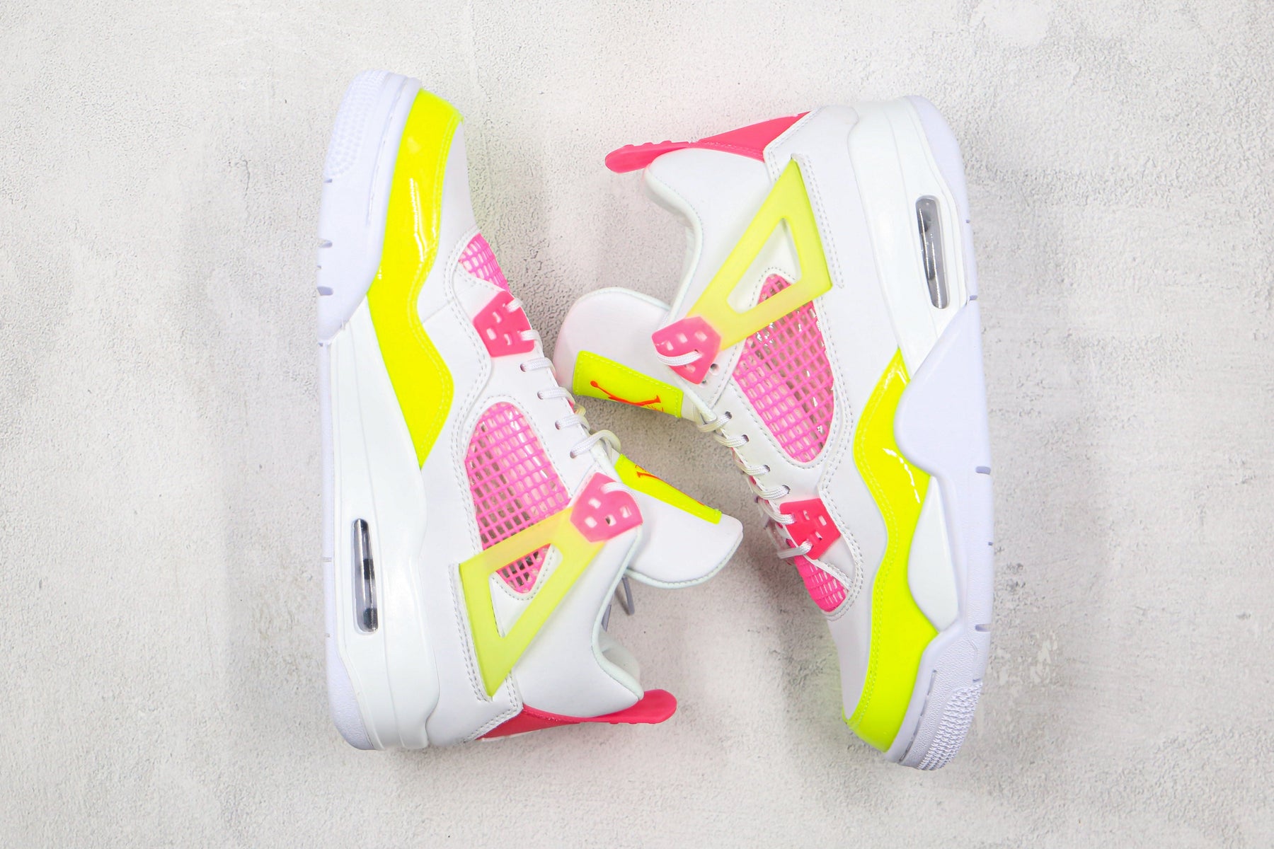 Jordan 4 Retro White Lemon Pink - Luxe Premium Brazil