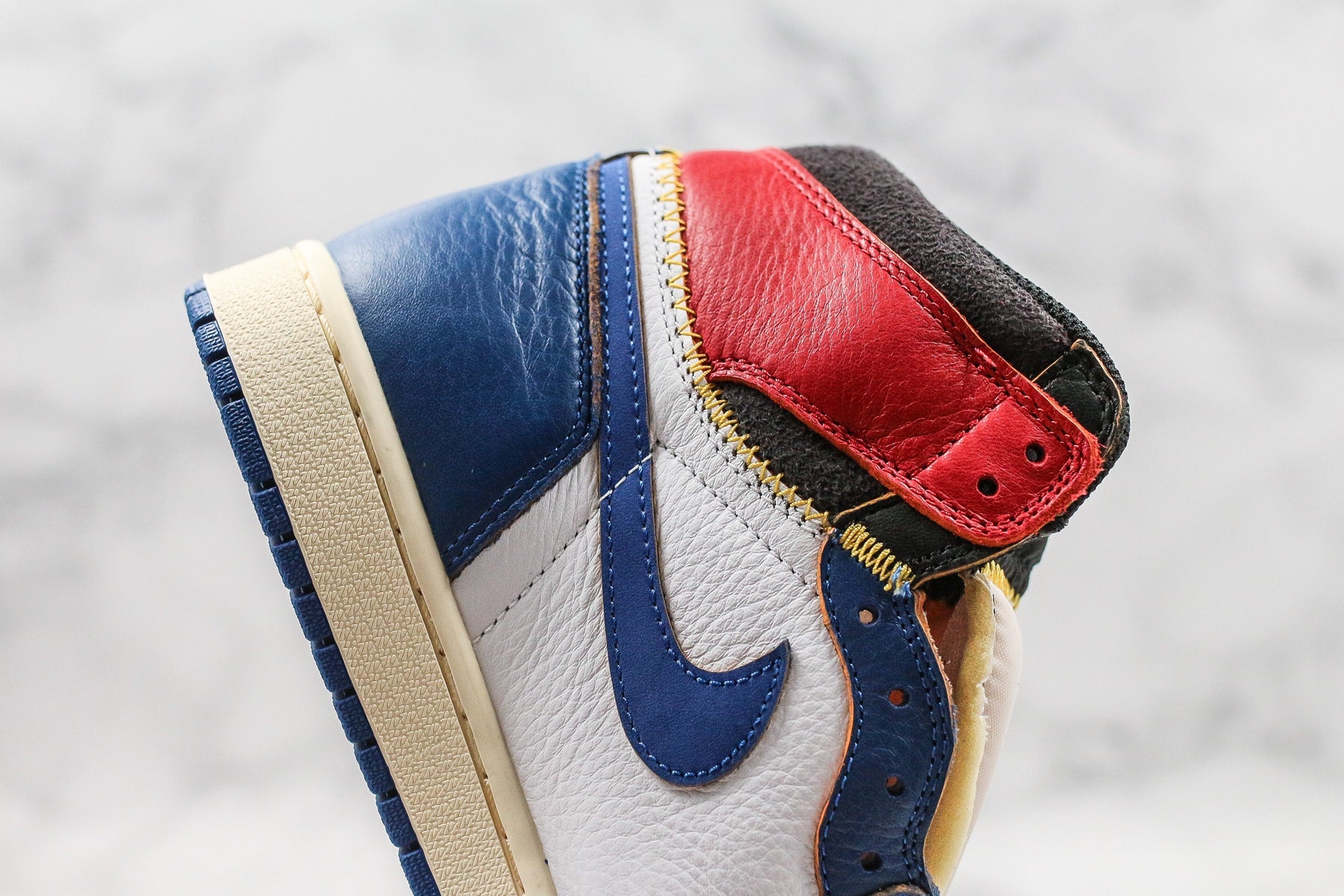 Jordan 1 Retro High Union Los Angeles Blue Toe Luxe Premium Brazil