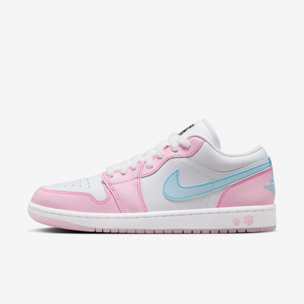 Jordan 1 Low SE Paw Print Pink Foam Luxe Premium Brazil