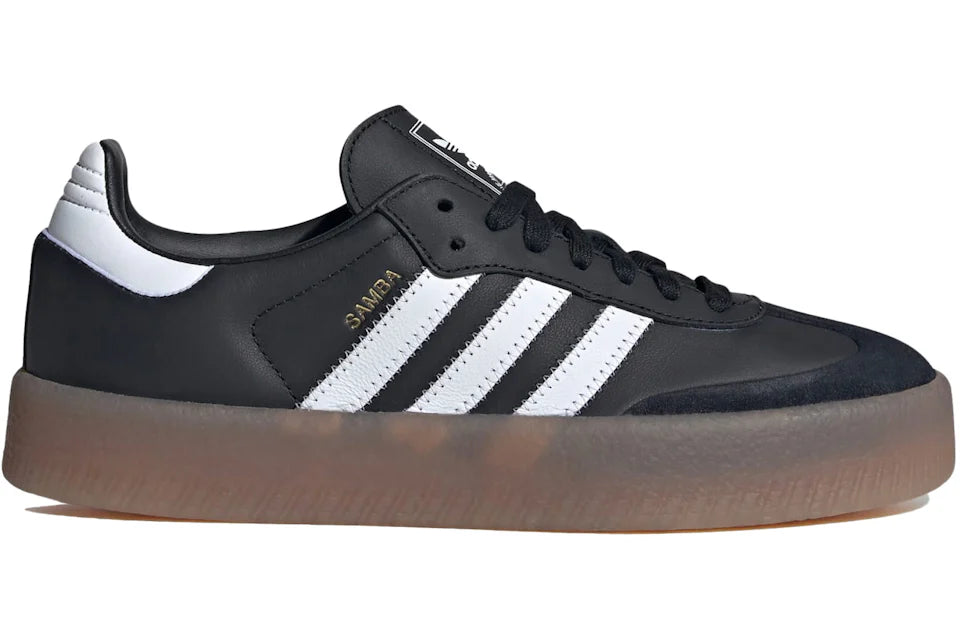 Adidas Sambae Core Black Metallic Gold - Luxe Premium Brazil