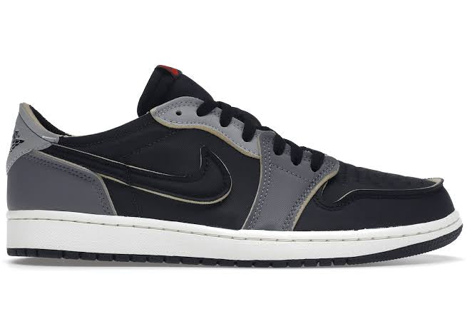 Jordan 1 Low Black Smoke Grey Luxe Premium Brazil