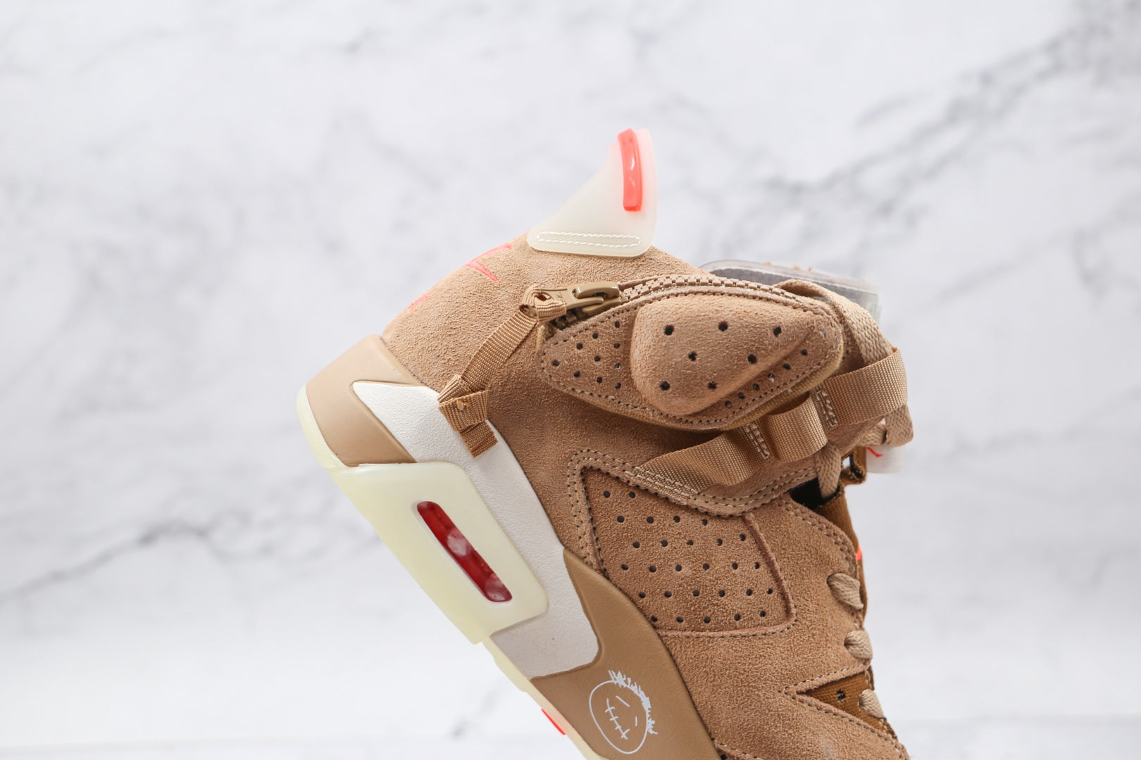Jordan 6 Retro Travis Scott British Khaki - Luxe Premium Brazil