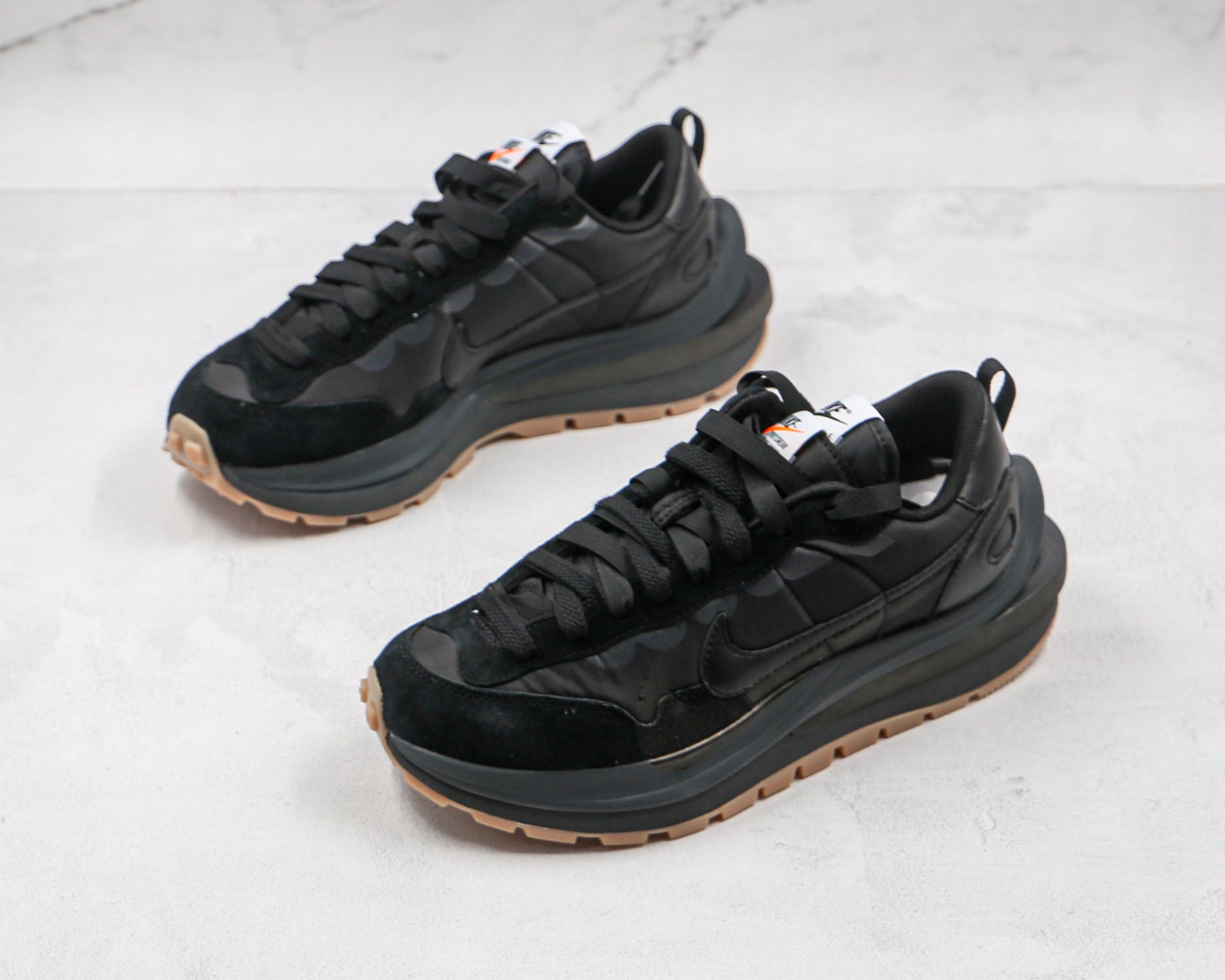 Nike Vaporwaffle Sacai Black Gum Luxe Premium Brazil