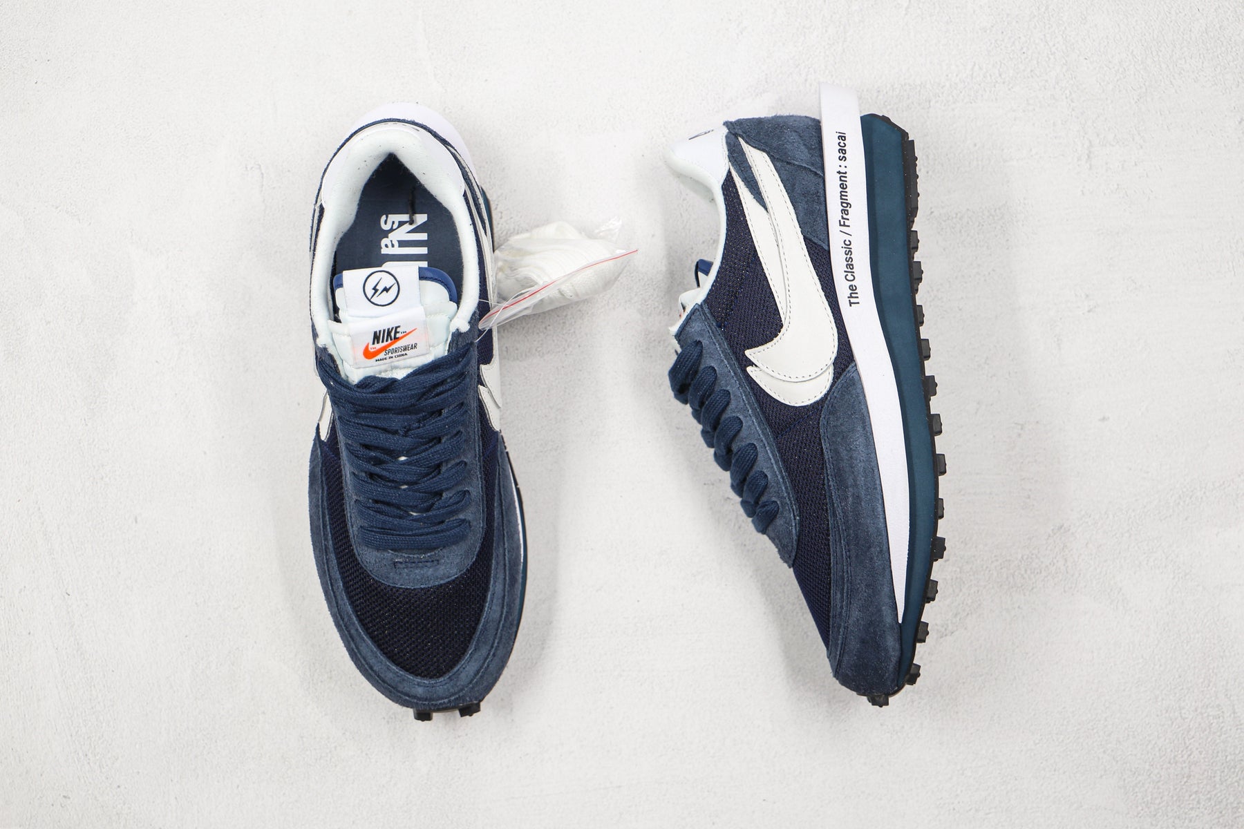 Nike Waffle Sacai Fragment Blue Void Luxe Premium Brazil