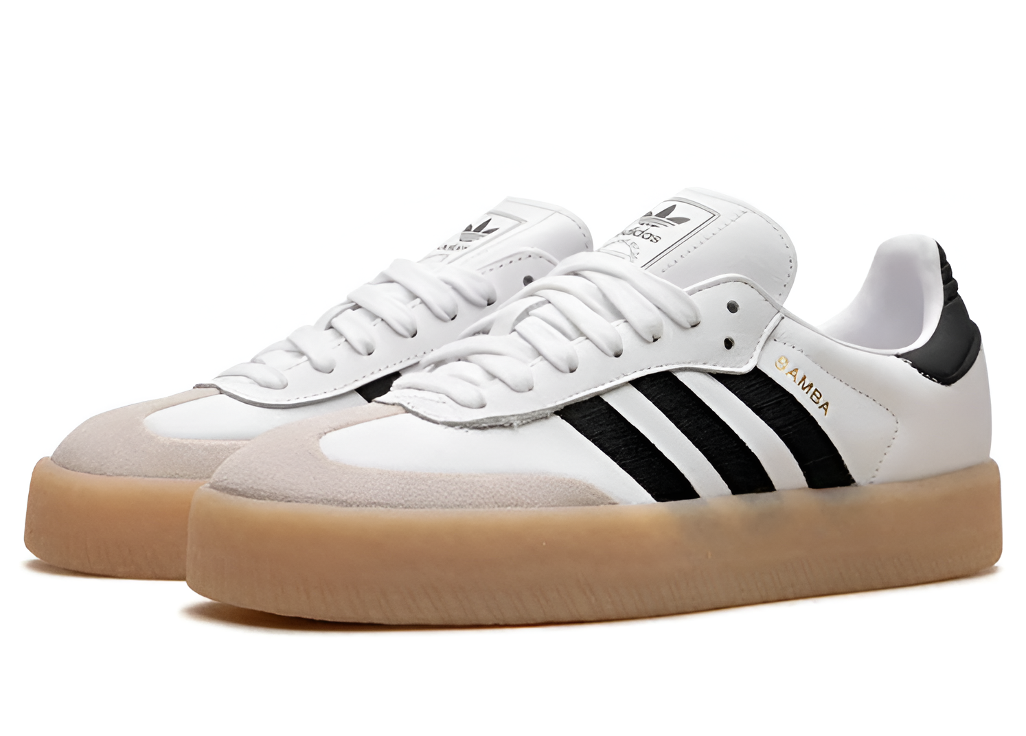 Adidas Sambae Cloud White Metallic Gold My Store