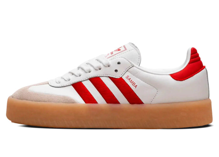 Adidas Sambae White Better Scarlet Gum My Store