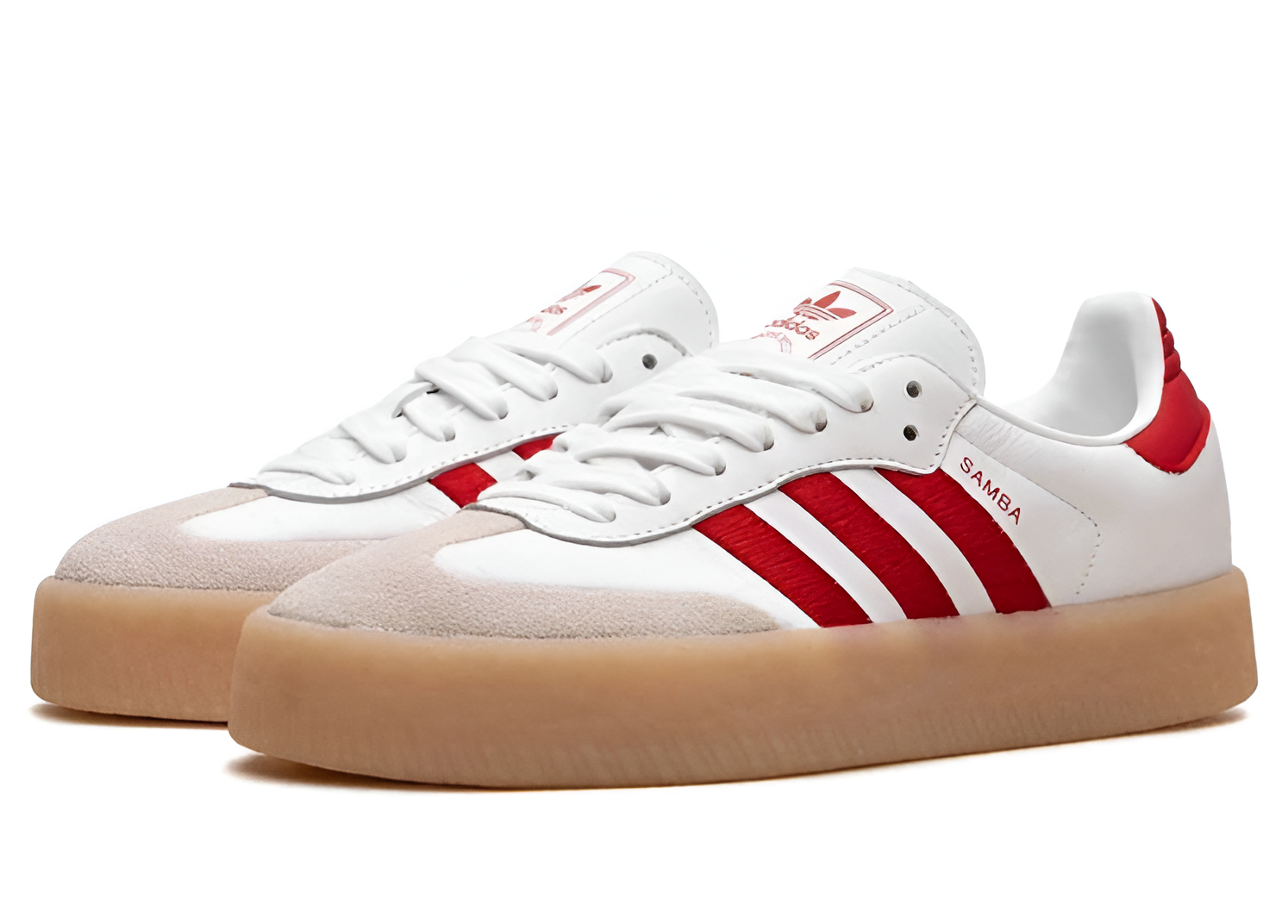 Adidas Sambae White Better Scarlet Gum My Store