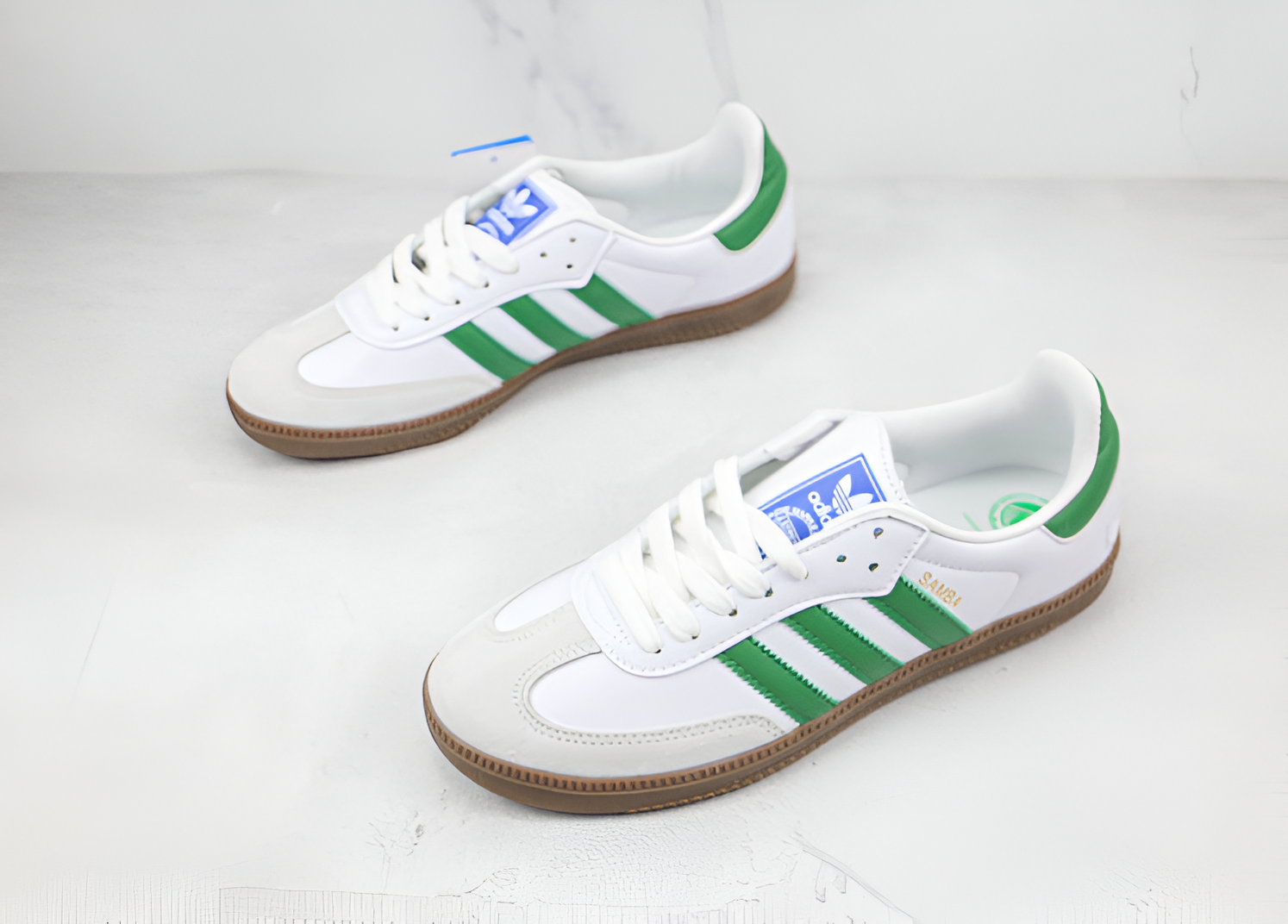 Adidas Samba OG Footwear White Green My Store