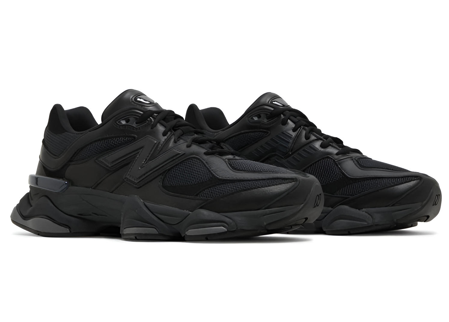 New Balance 9060 Triple Black Luxe Premium Brazil