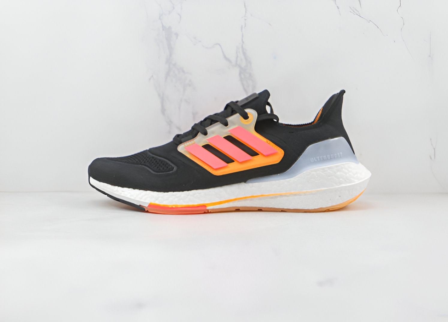 Adidas Ultraboost 22 Black Turbo Flash Orange Luxe Premium Brazil