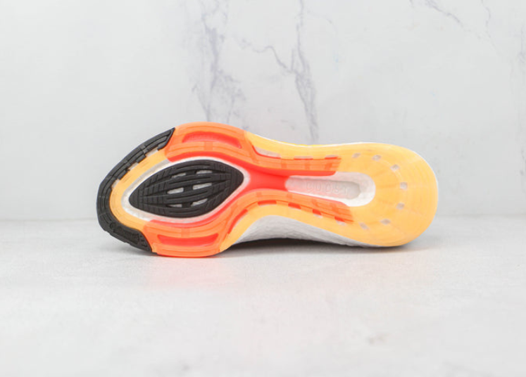 Adidas Ultraboost 22 Black Turbo Flash Orange Luxe Premium Brazil