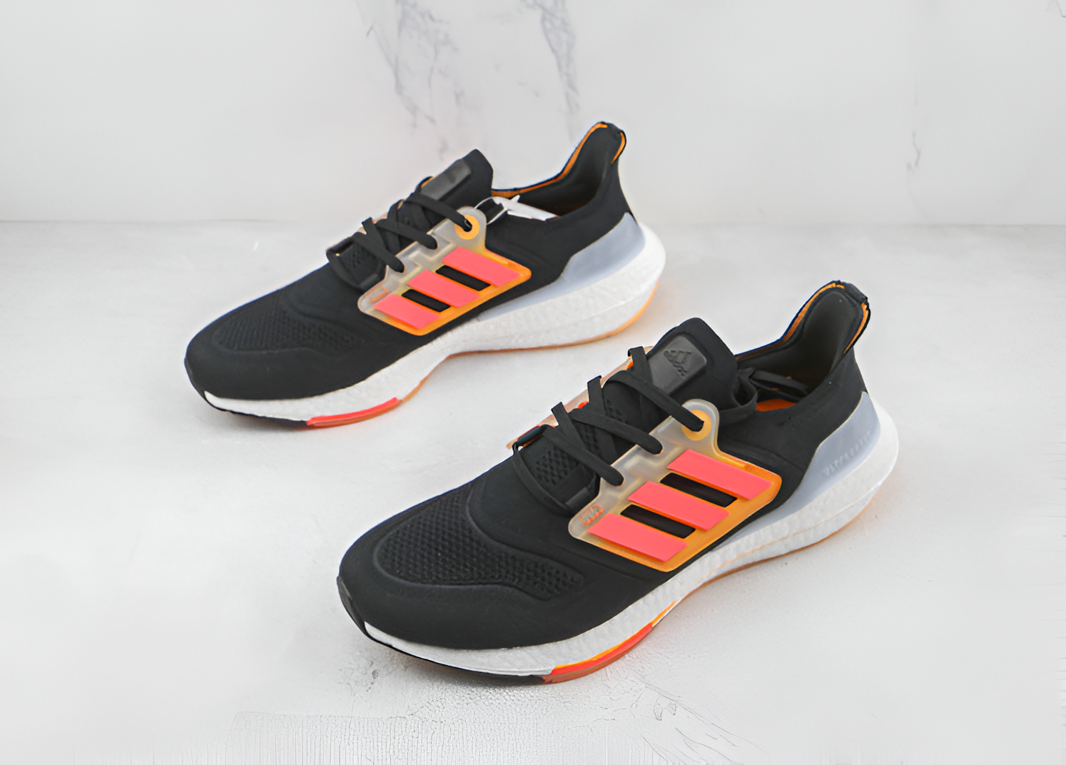 Adidas Ultraboost 22 Black Turbo Flash Orange Luxe Premium Brazil