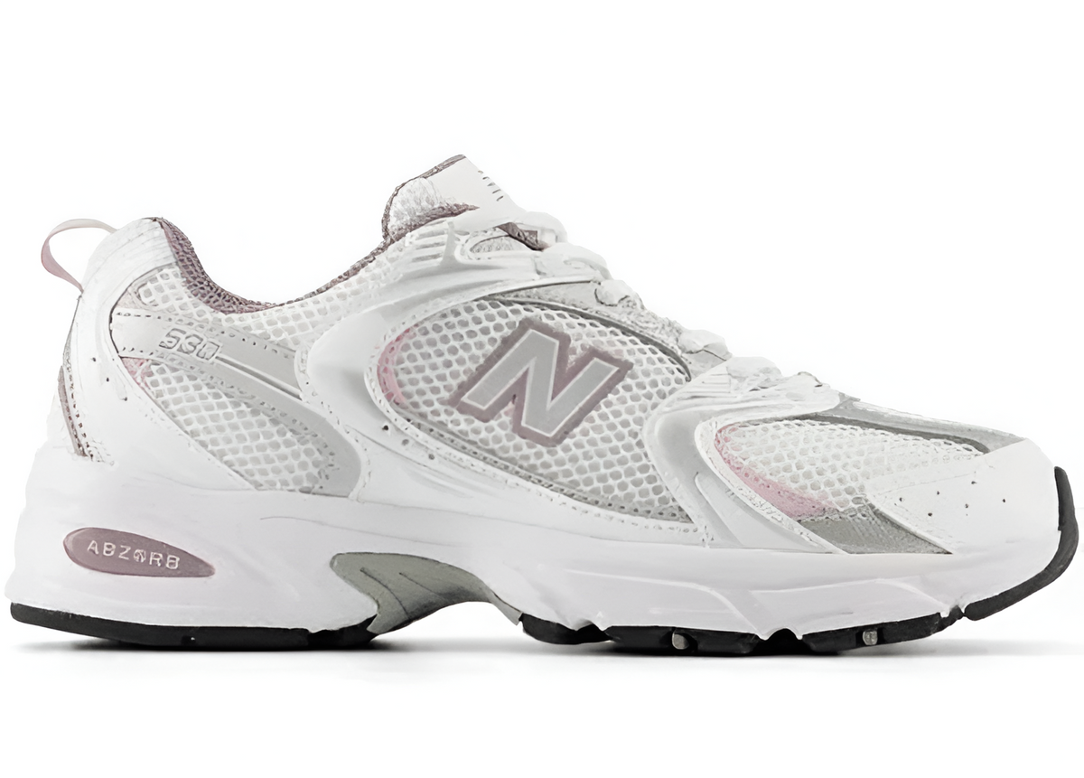 New Balance 530 White Silver Metalic Ice Wine Luxe Premium Brazil