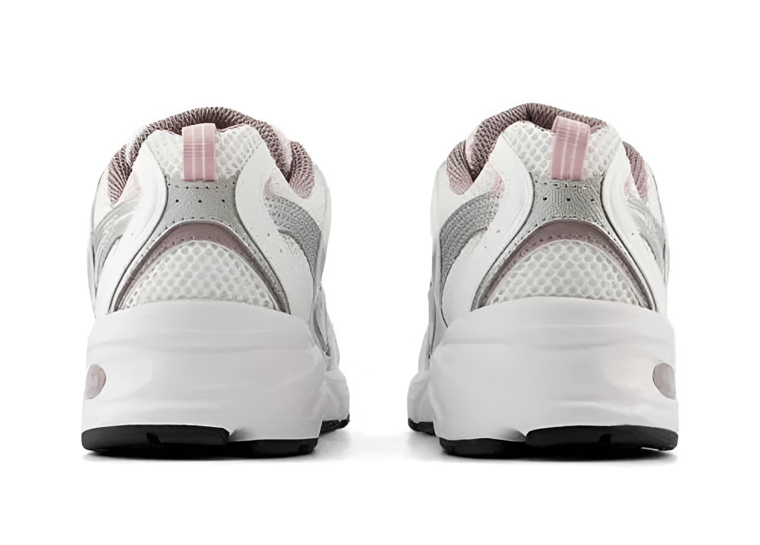 New Balance 530 White Silver Metalic Ice Wine Luxe Premium Brazil