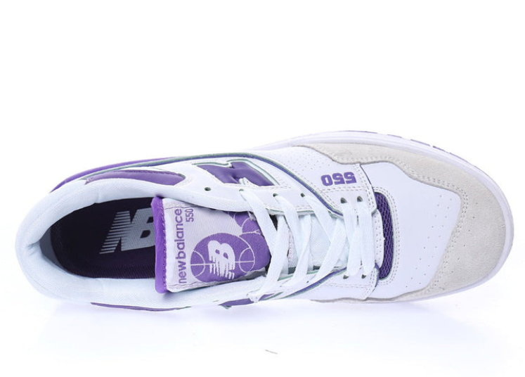 New Balance 550 Purple White Luxe Premium Brazil