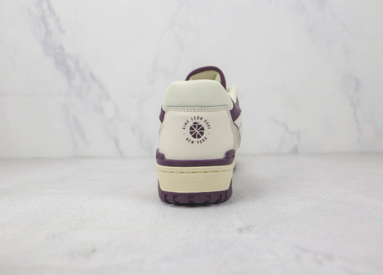 New Balance 550 Sea Salt Burgundy Luxe Premium Brazil
