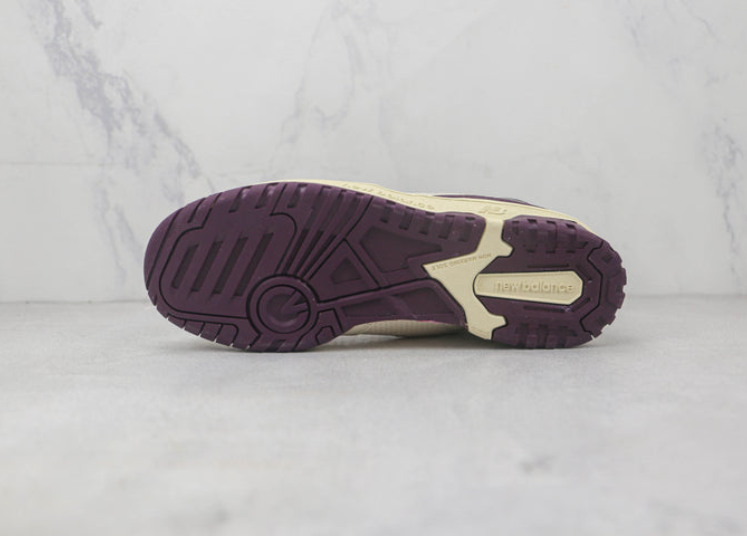 New Balance 550 Sea Salt Burgundy Luxe Premium Brazil