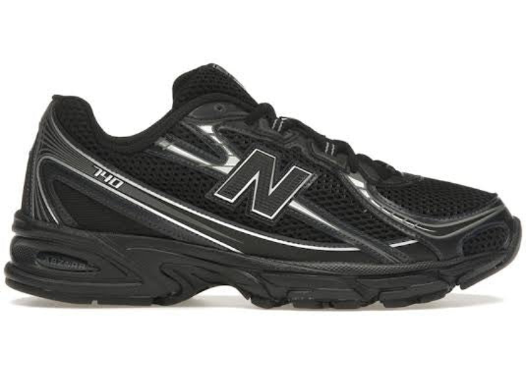 New Balance 740v2 Black Grey Silver Luxe Premium Brazil